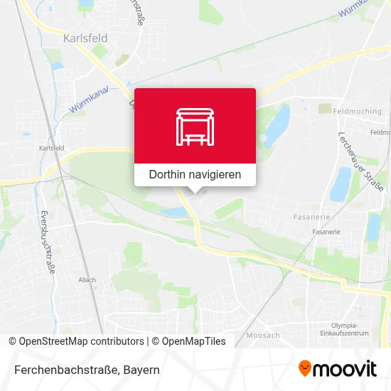 Ferchenbachstraße Karte