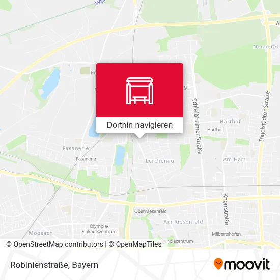 Robinienstraße Karte