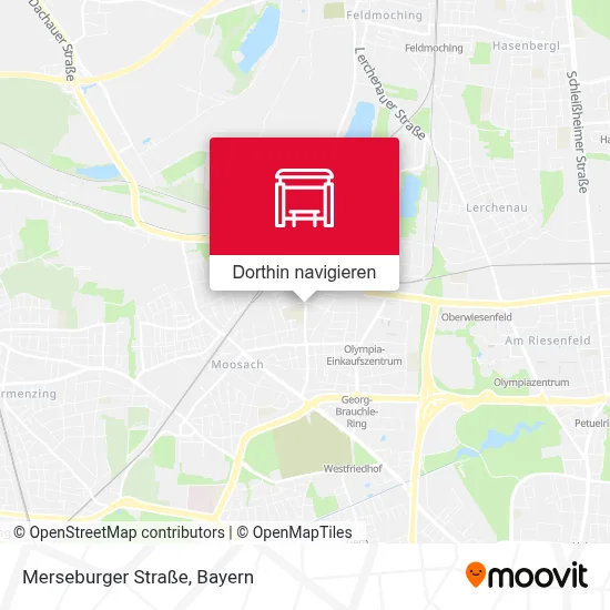 Merseburger Straße Karte