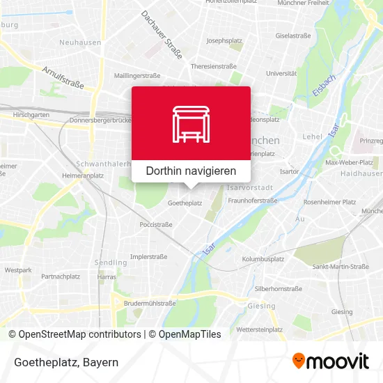 Goetheplatz Karte