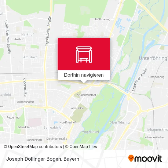 Joseph-Dollinger-Bogen Karte