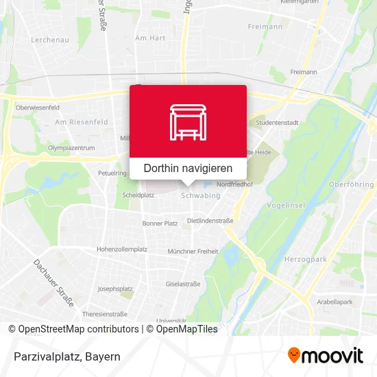 Parzivalplatz Karte