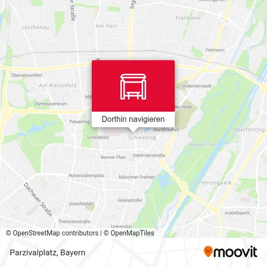 Parzivalplatz Karte