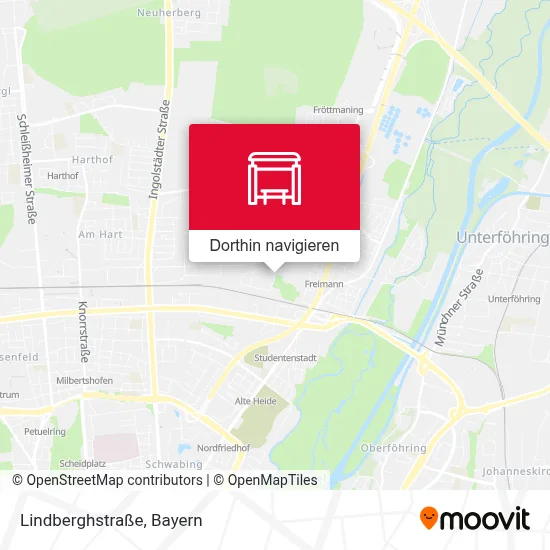 Lindberghstraße Karte