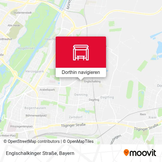 Englschalkinger Straße Karte