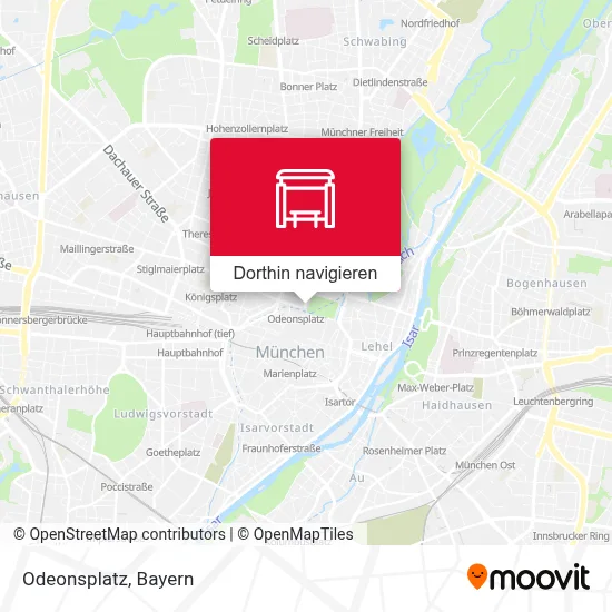 Odeonsplatz Karte