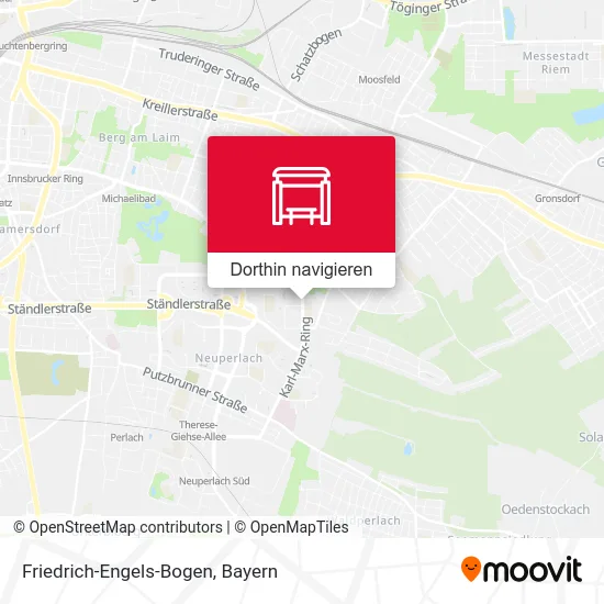 Friedrich-Engels-Bogen Karte