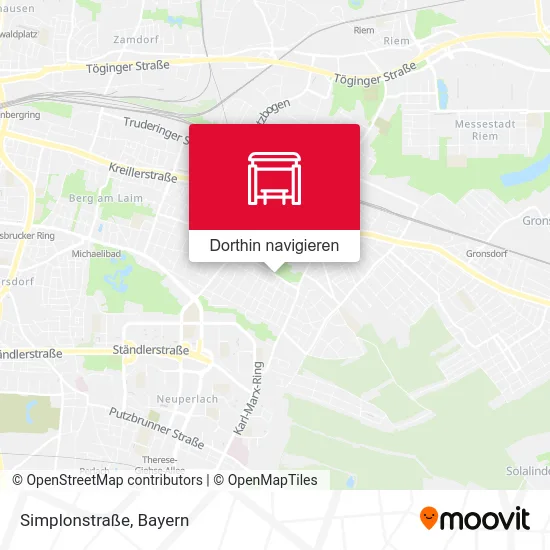 Simplonstraße Karte