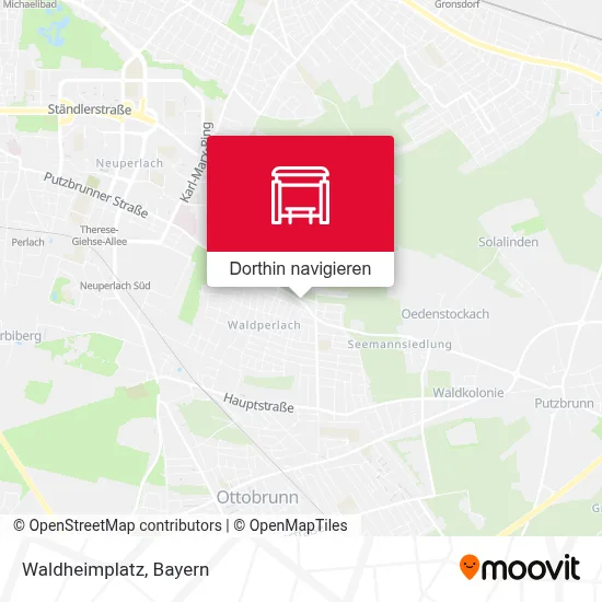 Waldheimplatz Karte