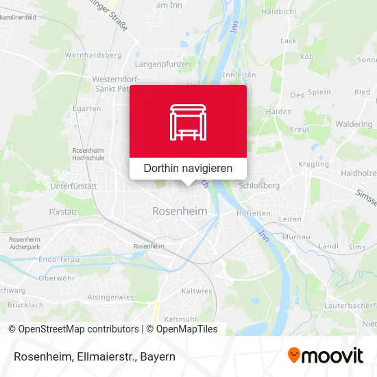 Rosenheim, Ellmaierstr. Karte