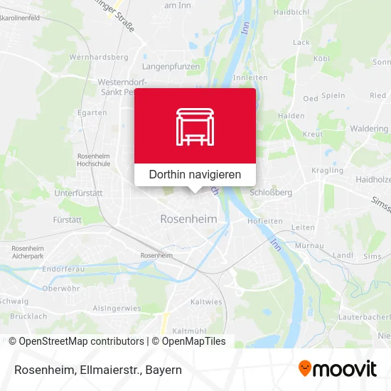 Rosenheim, Ellmaierstr. Karte