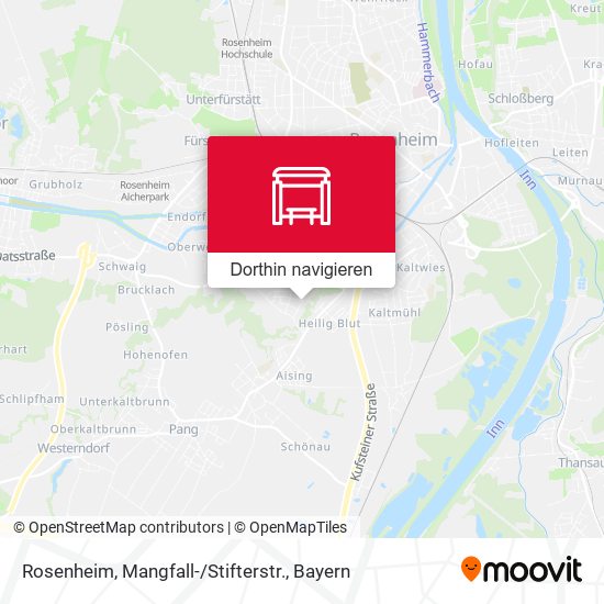Rosenheim, Mangfall- / Stifterstr. Karte