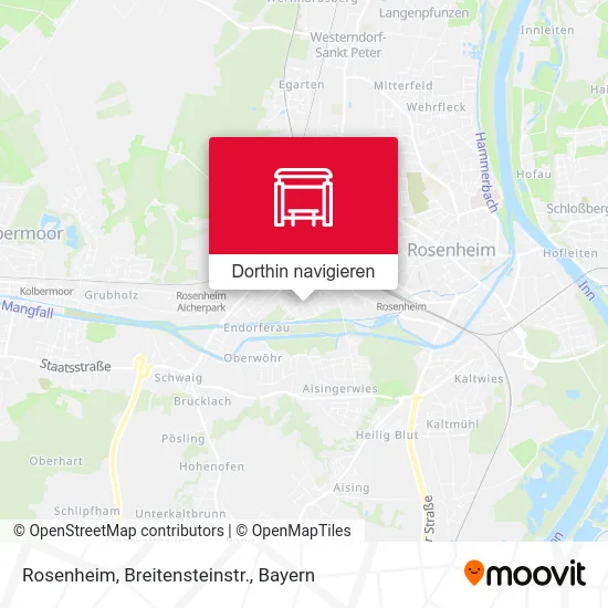 Rosenheim, Breitensteinstr. Karte