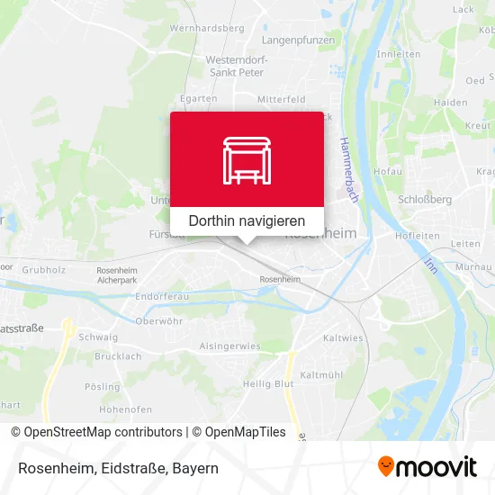 Rosenheim, Eidstraße Karte