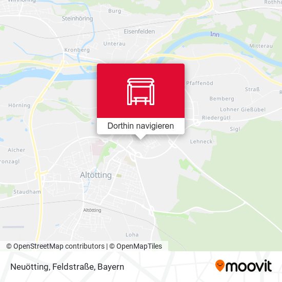 Neuötting, Feldstraße Karte