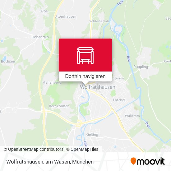 Wolfratshausen, am Wasen Karte