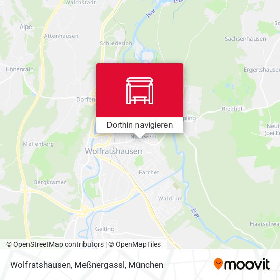 Wolfratshausen, Meßnergassl Karte