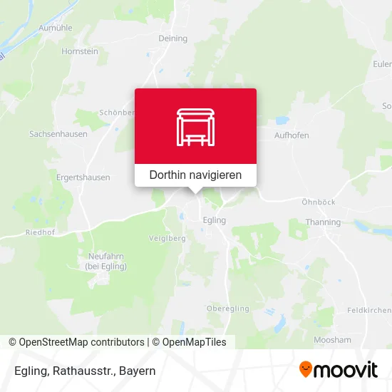 Egling, Rathausstr. Karte