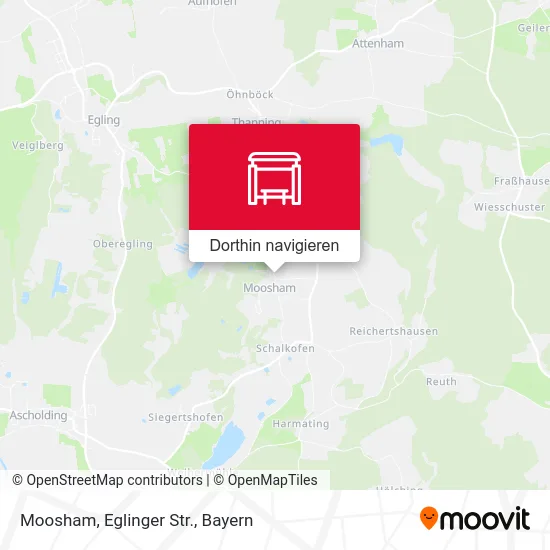 Moosham, Eglinger Str. Karte