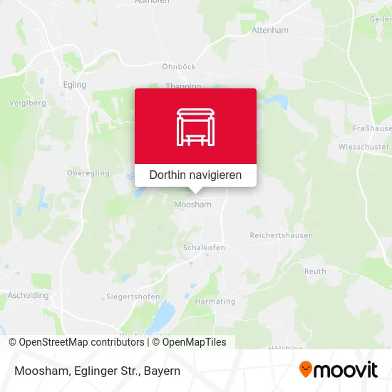 Moosham, Eglinger Str. Karte