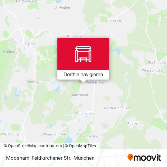 Moosham, Feldkirchener Str. Karte