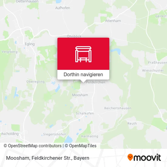 Moosham, Feldkirchener Str. Karte