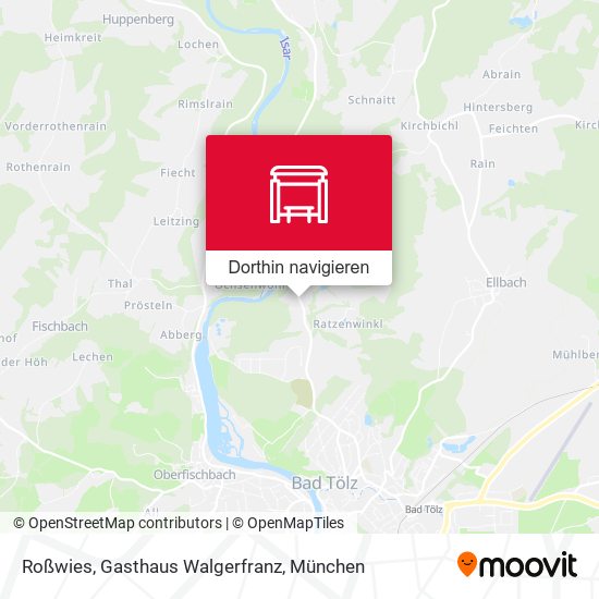 Roßwies, Gasthaus Walgerfranz Karte