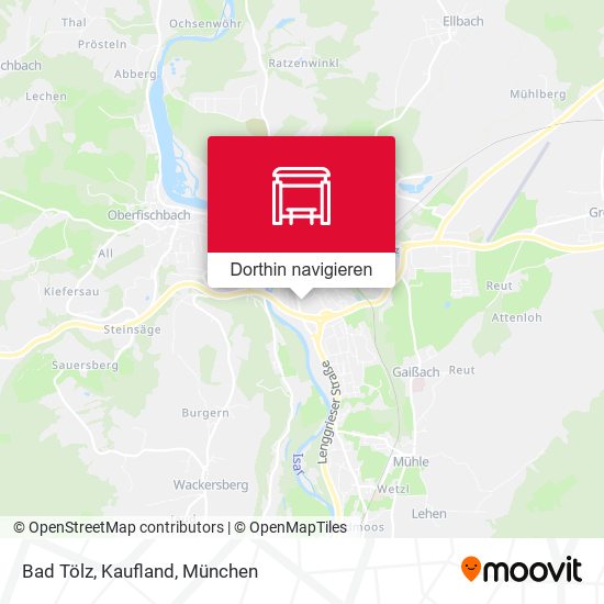Bad Tölz, Kaufland Karte