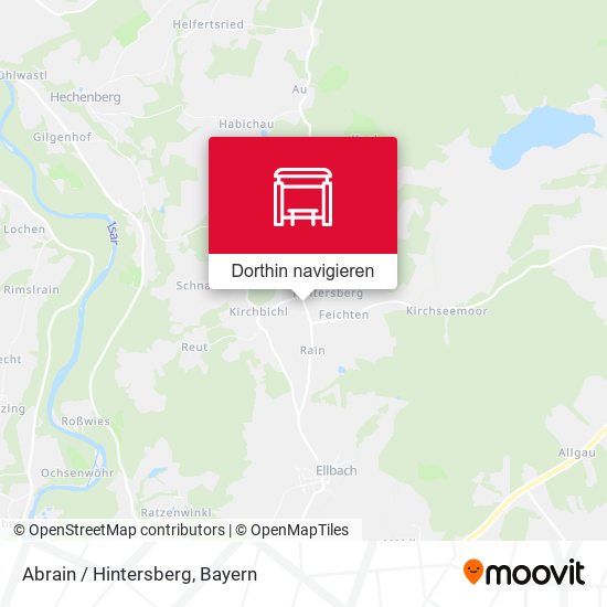 Abrain / Hintersberg Karte