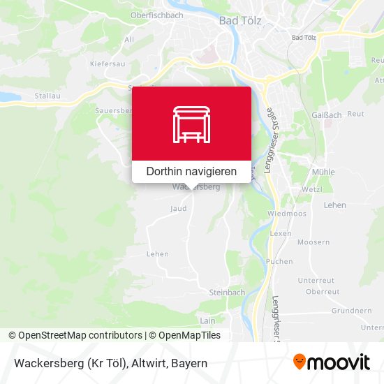 Wackersberg (Kr Töl), Altwirt Karte