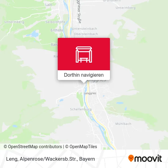 Leng, Alpenrose/Wackersb.Str. Karte