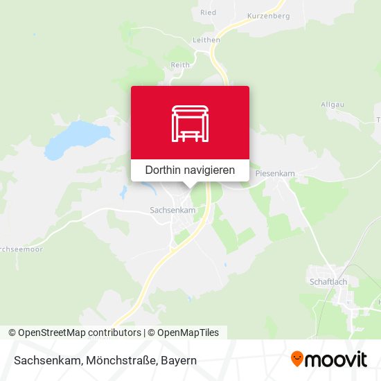 Sachsenkam, Mönchstraße Karte
