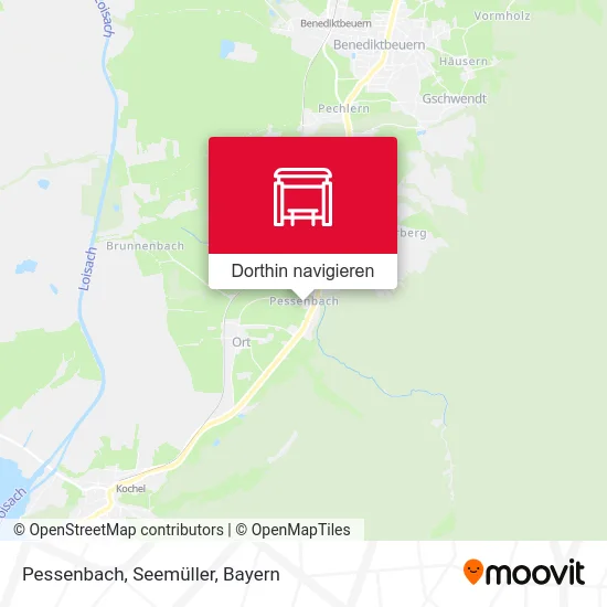 Pessenbach, Seemüller Karte