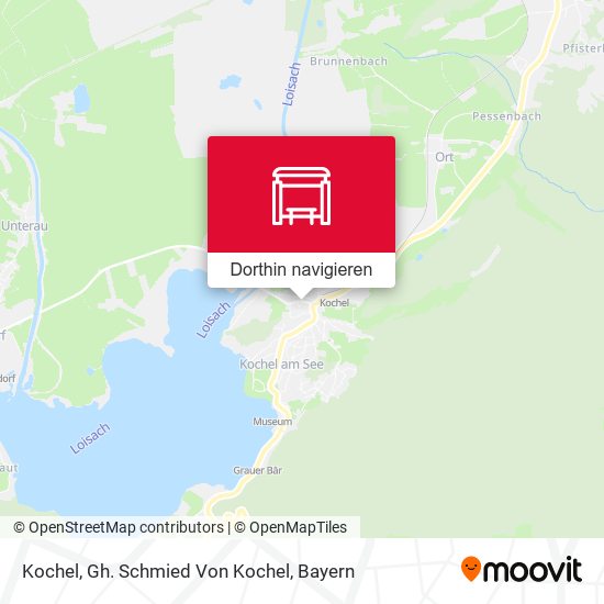 Kochel, Gh. Schmied Von Kochel Karte