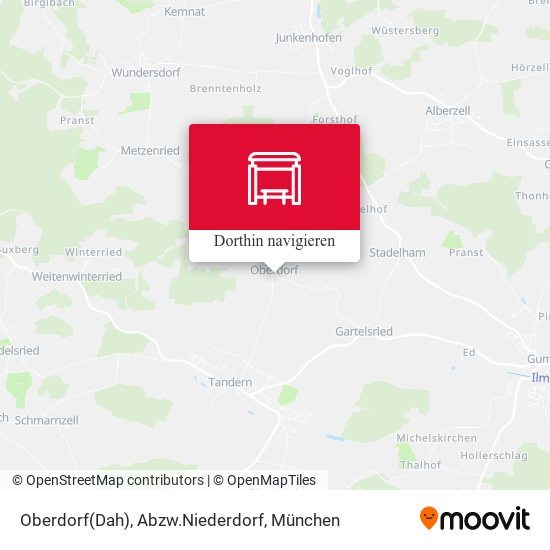 Oberdorf(Dah), Abzw.Niederdorf Karte