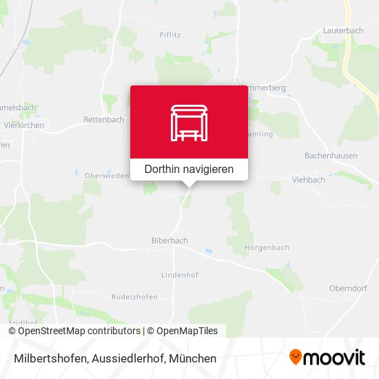 Milbertshofen, Aussiedlerhof Karte