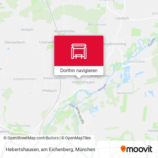 Hebertshausen, am Eichenberg Karte