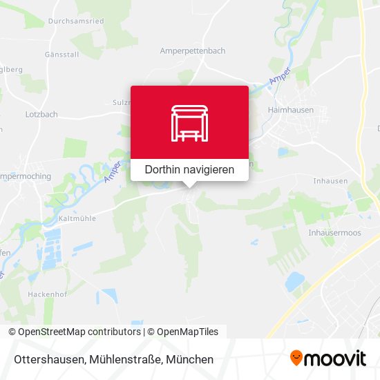 Ottershausen, Mühlenstraße Karte