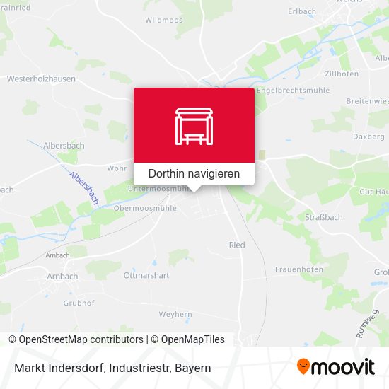 Markt Indersdorf, Industriestr Karte