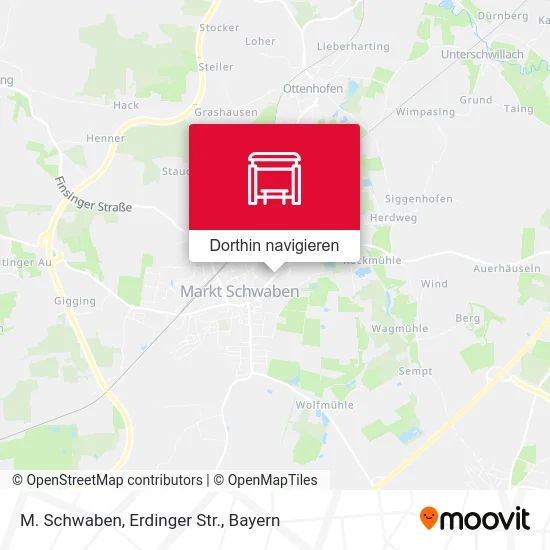 M. Schwaben, Erdinger Str. Karte