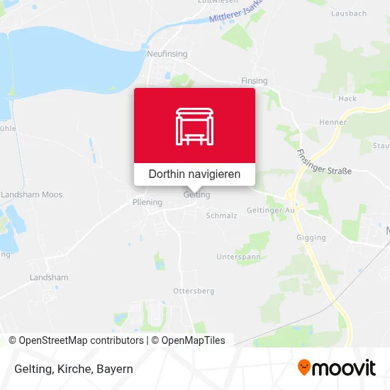 Gelting, Kirche Karte