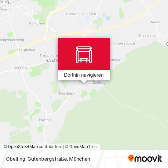Obelfing, Gutenbergstraße Karte