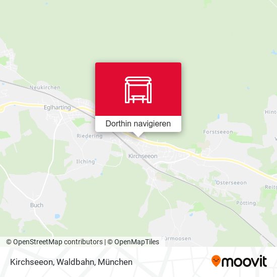 Kirchseeon, Waldbahn Karte