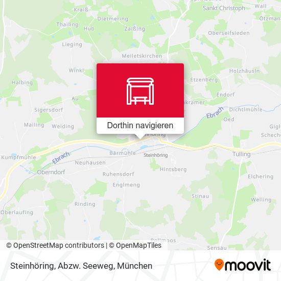 Steinhöring, Abzw. Seeweg Karte