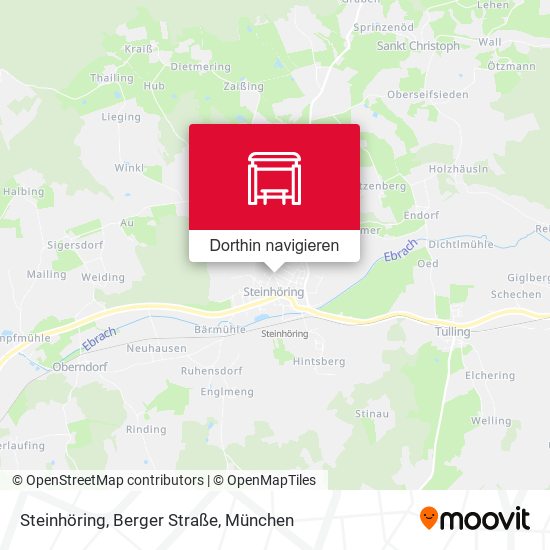 Steinhöring, Berger Straße Karte
