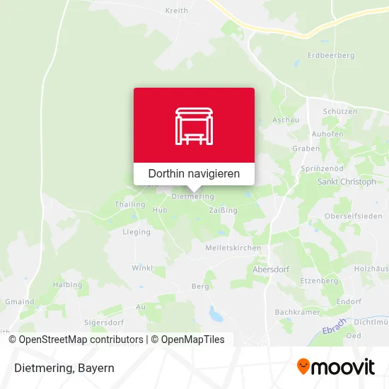 Dietmering Karte