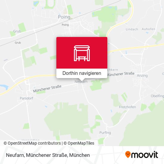 Neufarn, Münchener Straße Karte