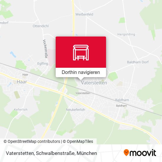 Vaterstetten, Schwalbenstraße Karte
