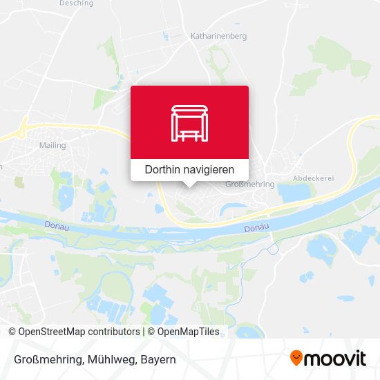Großmehring, Mühlweg Karte