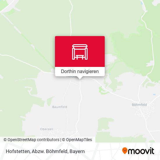 Hofstetten, Abzw. Böhmfeld Karte